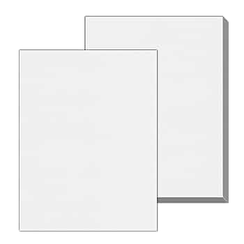 Amazon.com: 80 Sheets, 130 lb (350 gsm) - Thick Heavy White